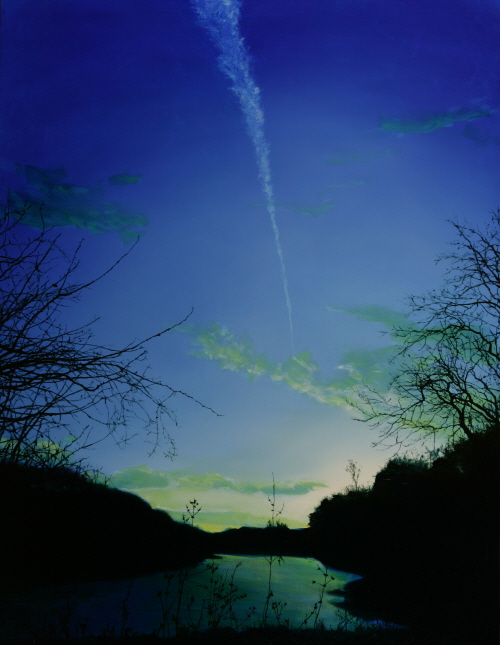 비행기구름 145.5x112.1cm Oil on Canvas 2010.jpg